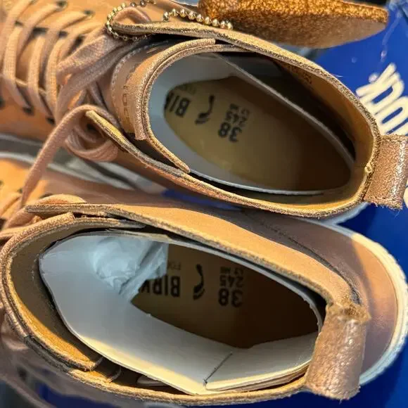 •NWT• Birkenstock Women’s Bartlett Metallic Rose Shoes • EU38 - Picture 8 of 12